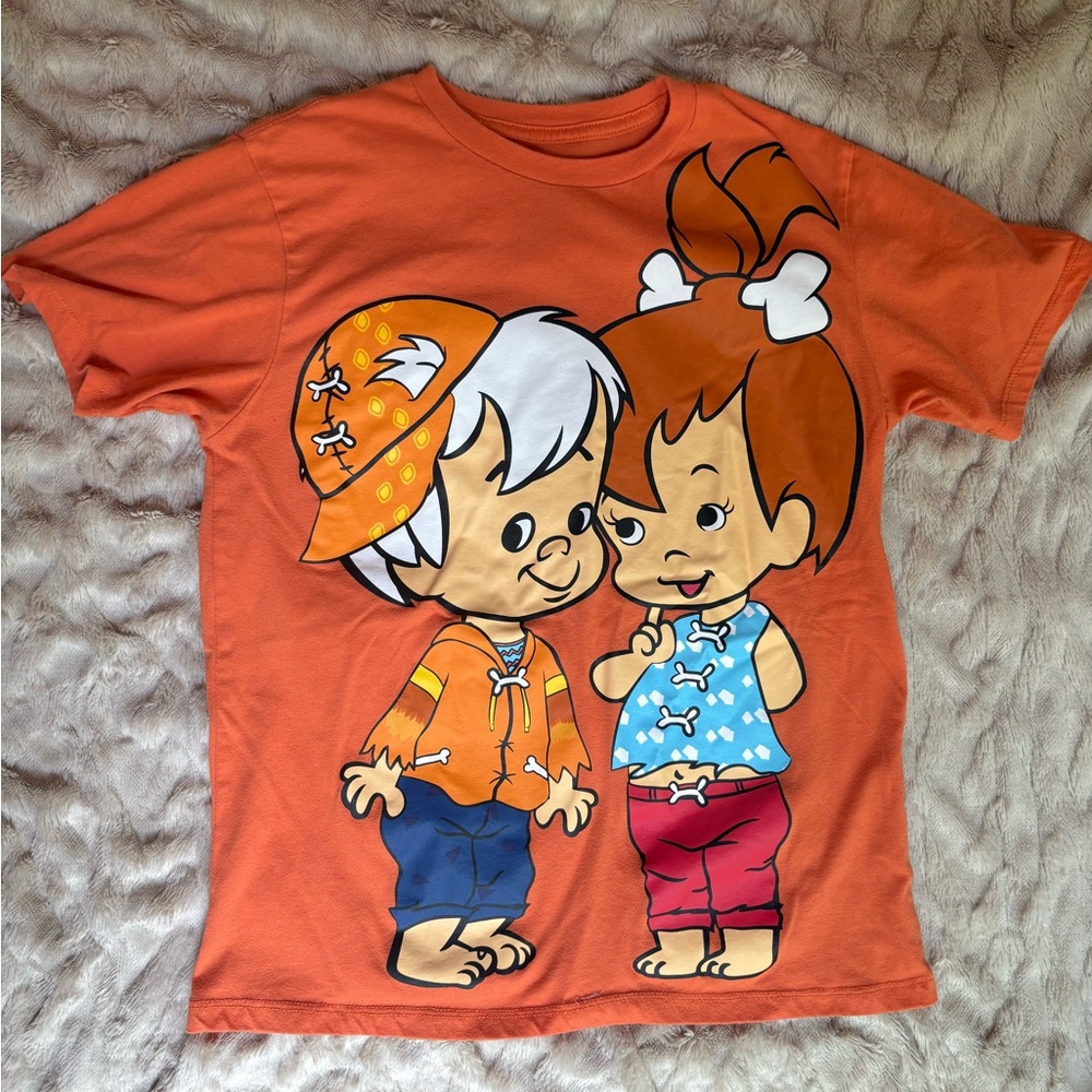 1994 bamm bamm & pebbles Flintstones Hanna Barbera T shirt